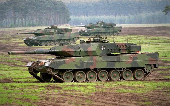 German Leopard II tank