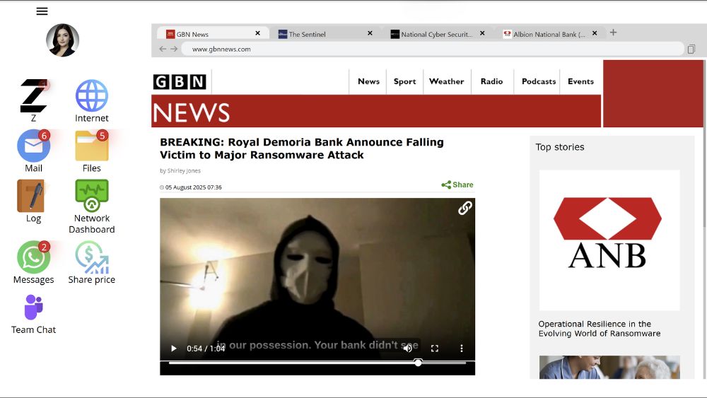 Ransomware attack – Monthly live sim